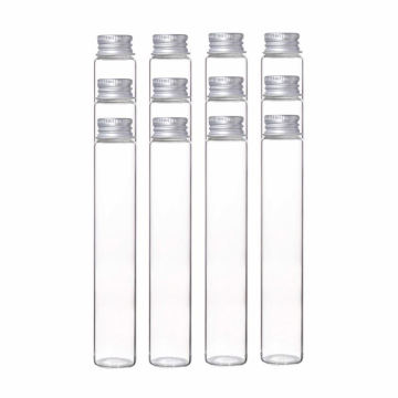 Clear Small Mini Test Tube Glass Bottle Vial Penicillin Glass Jar Wishing Drifting Essential Oil Bottle With Cork Storage bottle